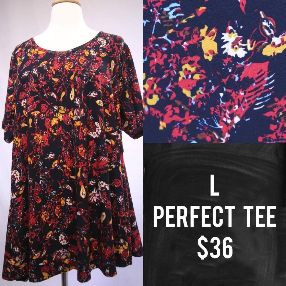 NWT LuLaRoe Perfect Tee Large Black